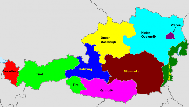 Schoolvakantie regio's Oostenrijk